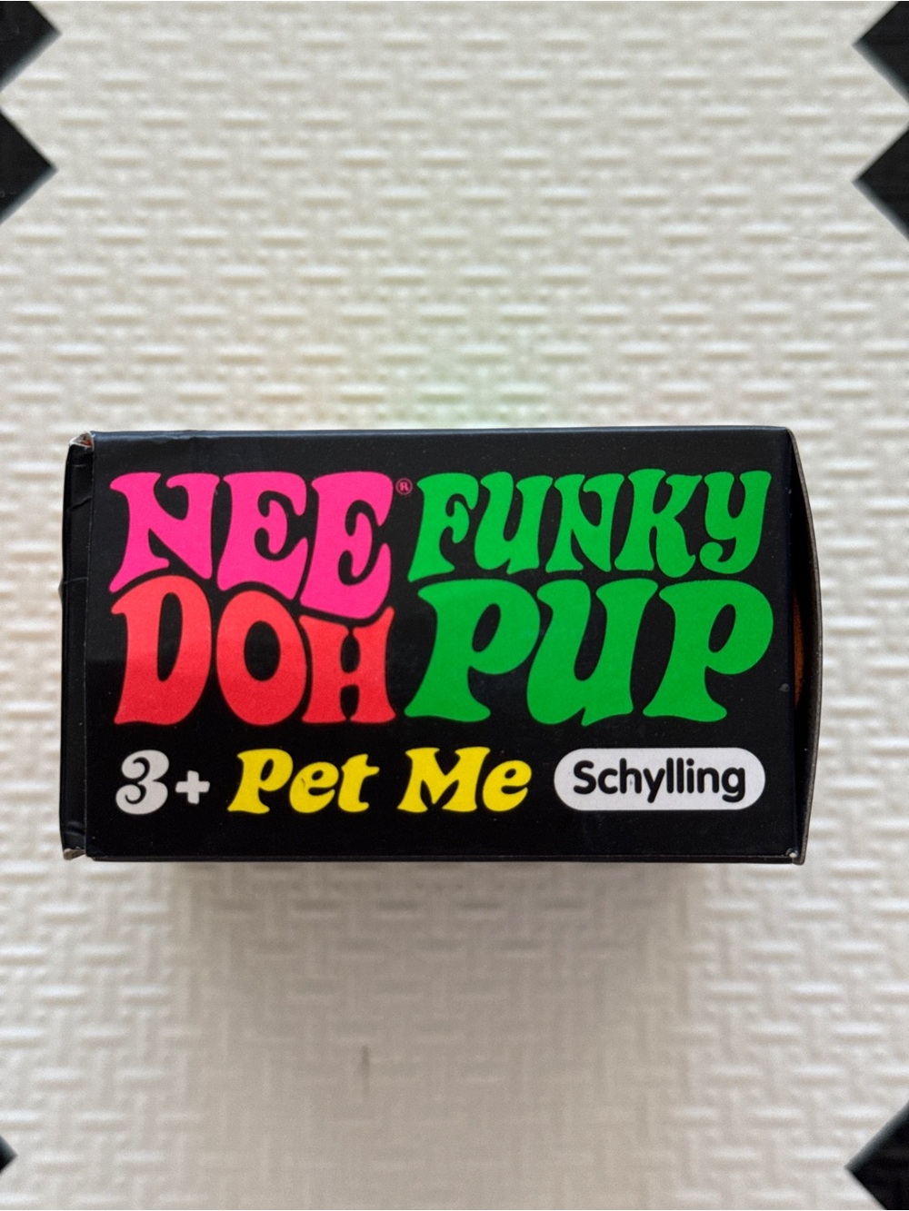 RARE Schylling NeeDoh Funky Pup Neon Orange Fidget Toy NIB - Picture 5 of 6